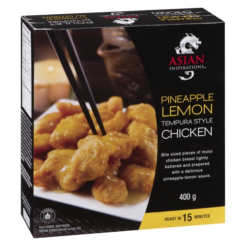 Asian Inspirations - Pineapple Lemon Tempura Style Chicken 400g, 1 Each