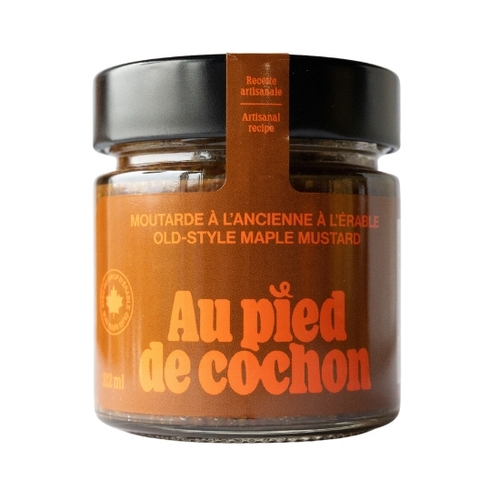 Au Pied de Cochon - Old Style Maple Dijon Mustard 212ml
