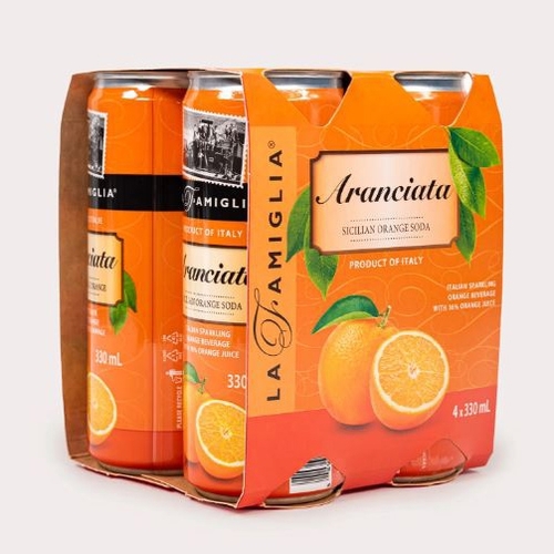 La Famiglia - Soda - Aranciata Sicilian Orange 4/330ml