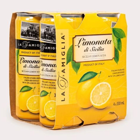 La Famiglia - Soda - Limonata Sicilian Lemon 4/330ml