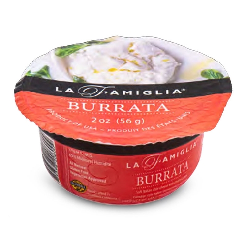 La Famiglia - Burrata Cheese 56g, 1 Each