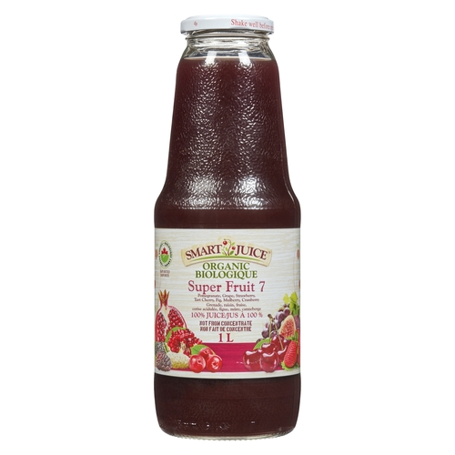 Smart Juice - Organic 100% Juice - Super Fruit 1l, 1 Each