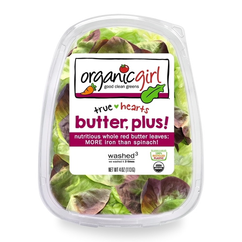 Organic Girl - Butter, Plus! Whole Red Butter Leaves 113g, 1 Each
