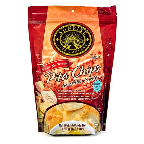 Sunrise Pita Company - Pita Chips - Sea Salt 180g