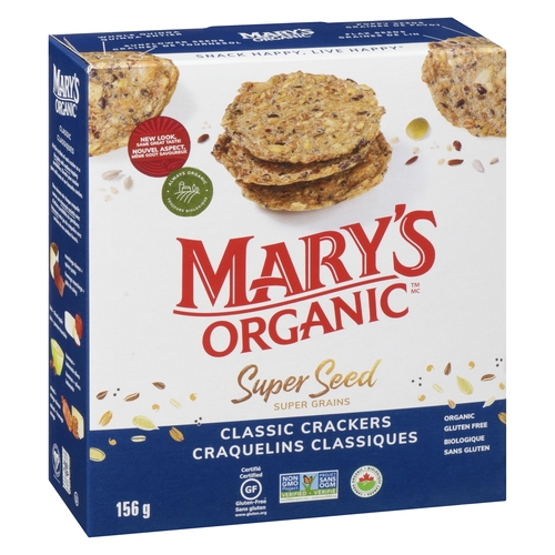 Mary's Organic Crackers - Super Seed - Classic 155g, 1 Each