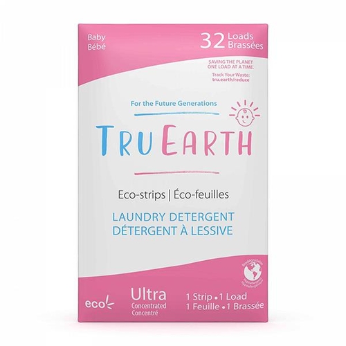 Tru Earth - Eco-Strips Laundry Detergent - Baby 32s, 1 Each