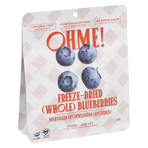 OHME! Freeze-Dried Whole Blueberries 46g