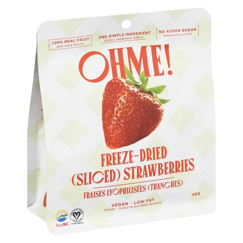 OHME! Freeze-Dried Sliced Strawberries 46g