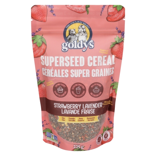 Goldys - Superseed Cereal - Strawberry Lavender 225g