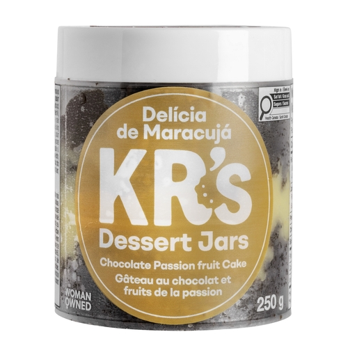 KR's Dessert Jars - Chocolate Passion Fruit Cake 250g, 1 Each