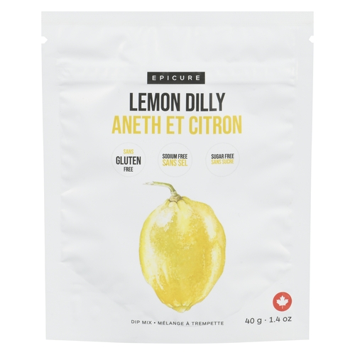 Epicure Dip Mix - Lemon Dilly 40g, 1 Each