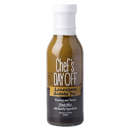 Chef's Day Off Dressings & Sauces - Legendary Ginger Soy 330ml, 1 Each
