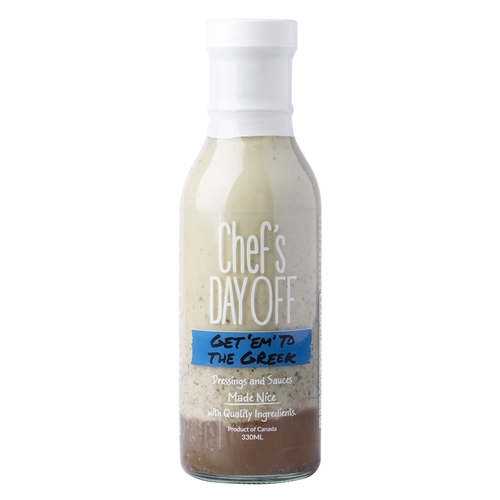 Chef's Day Off Dressings & Sauces - Get 'em to the Greek 330ml, 1 Each