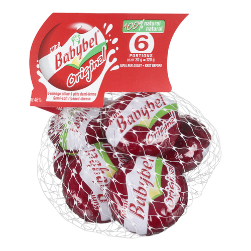 Mini Babybel Cheese Original 6/20g, 1 Each