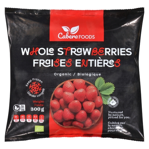 Cabera Foods - Organic Whole Strawberries 300g, 1 Each