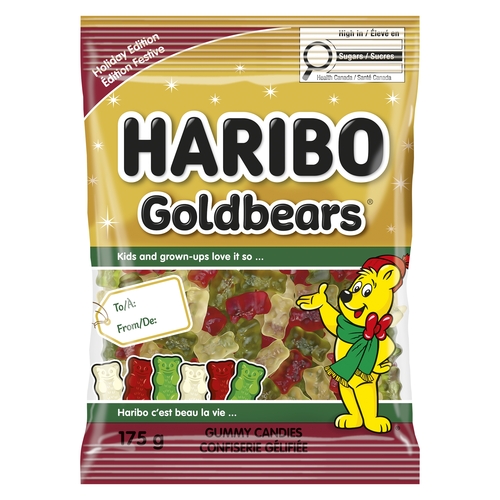 Haribo - Goldbears Gummy Candies - Holiday Edition 175g, 1 Each