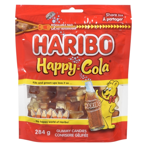 Haribo - Gummy Candies - Happy-Cola 284g, 1 Each