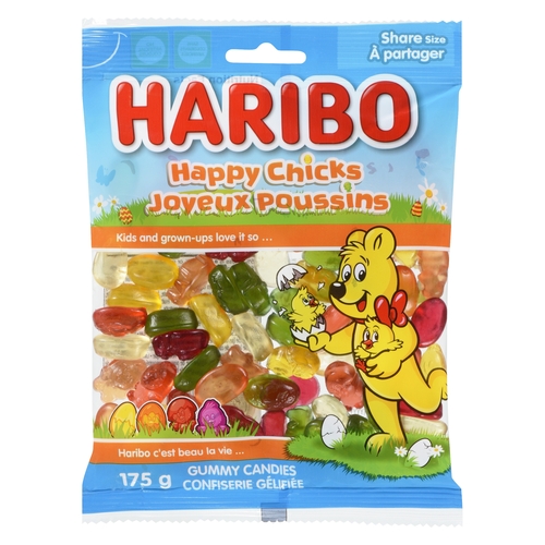 Haribo - Gummy Candies - Happy Chicks 175g, 1 Each