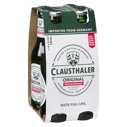 Clausthaler - Non-Alcoholic Beer - Original 4/330ml, 1 Each