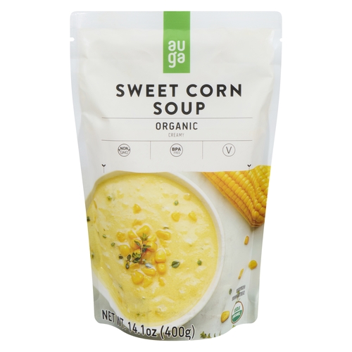 Auga - Organic Soup - Sweet Corn Creamy 352ml, 1 Each