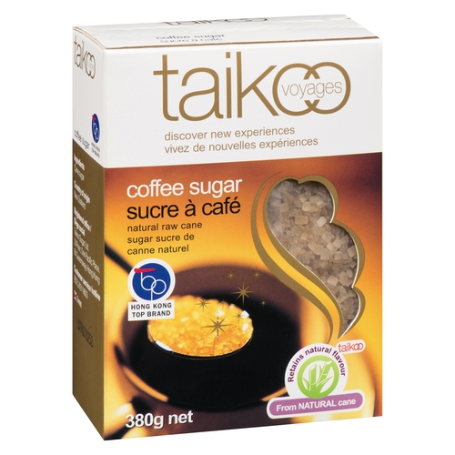 Taikoo Voyages - Natural Raw Cane Coffee Sugar 380g, 1 Each