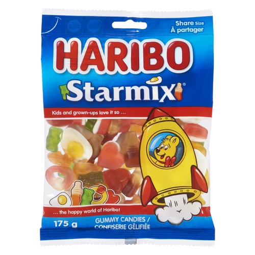 Haribo - Gummy Candies - Starmix 175g, 1 Each