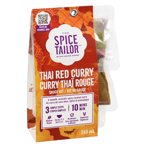 The Spice Tailor - Sauce Kit - Thai Red Curry - Medium 260ml, 1 Each