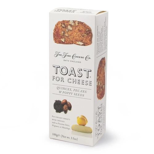The Fine Cheese Co. - Toast for Cheese Quince, Pecan & Poppy Seeds 100g, 1 Each