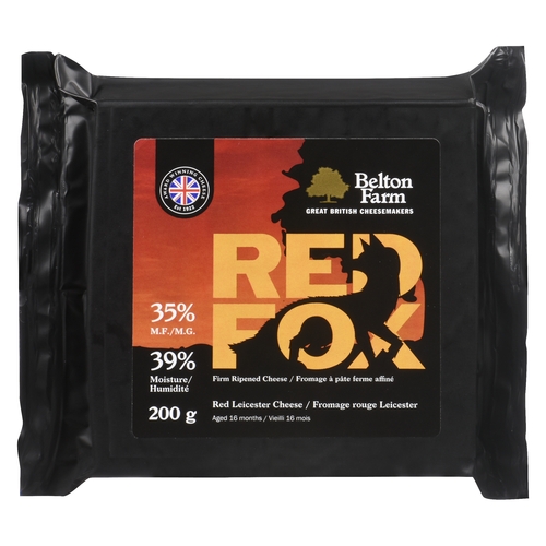 Belton Farm - Red Fox Leicester Cheese 200g, 1 Each