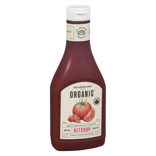Eat Wholesome Food Co. - Organic Ketchup - Mediterranean Tomato 500g, 1 Each
