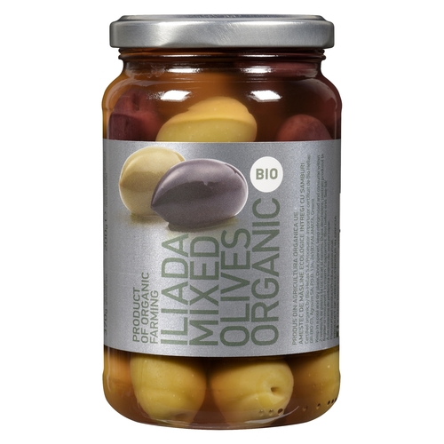 Iliada - Organic Mixed Olives 370g, 1 Each