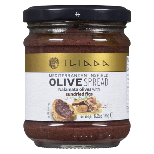 Iliada - Olive Spread - Kalamata Olives with Sundried Figs 175g, 1 Each