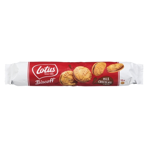 Lotus - Biscoff Caramelised Sandwich Biscuits with a Milk Chocolate Flavour Filling 150g