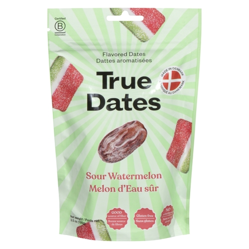 True Dates - Flavoured Dates - Sour Watermelon 100g, 1 Each
