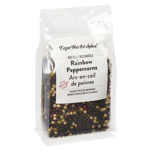 Cape Herb & Spice - Seasoning - Rainbow Peppercorns - Refill 200g, 1 Each