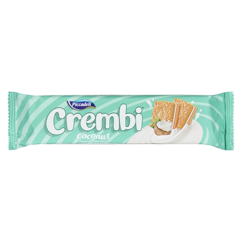 Piccadeli Crembi Coconut Flavoured Cream Biscuits 84g