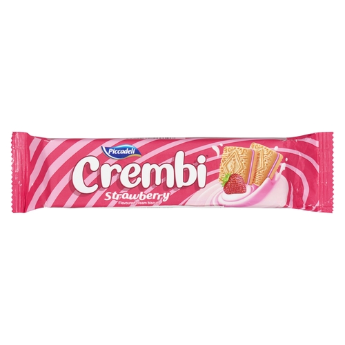 Piccadeli Crembi Strawberry Flavoured Cream Biscuits 84g