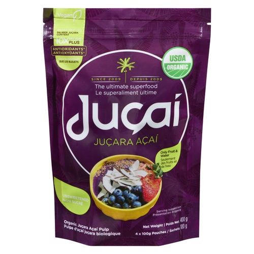 Jucaí - Organic Jucara Acaí Pulp 4pk