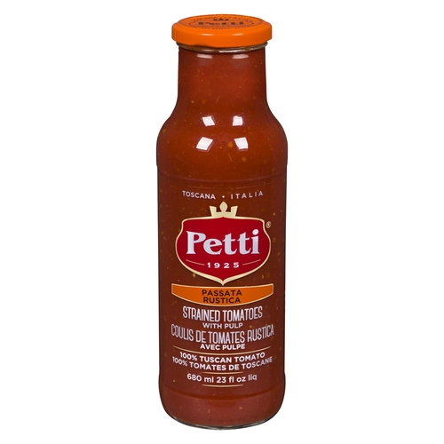 Petti Passata Strained Tomatoes with Pulp 680g, 1 Each