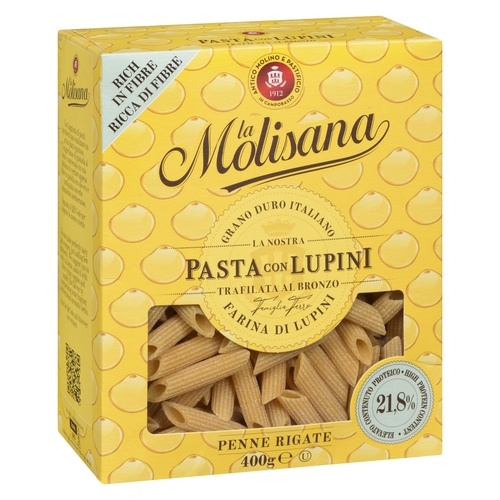 La Molisana - Lupini Pasta - Penne Rigate 400g, 1 Each