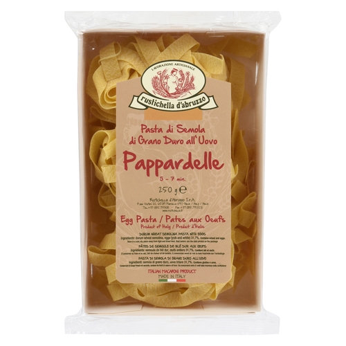 Rustichella d'Abruzzo - Egg Pasta - Pappardelle 500g, 1 Each