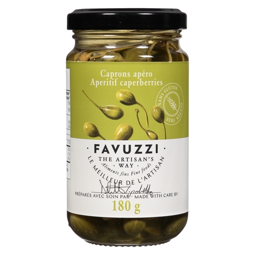 Favuzzi - Aperitif Caperberries 180g, 1 Each