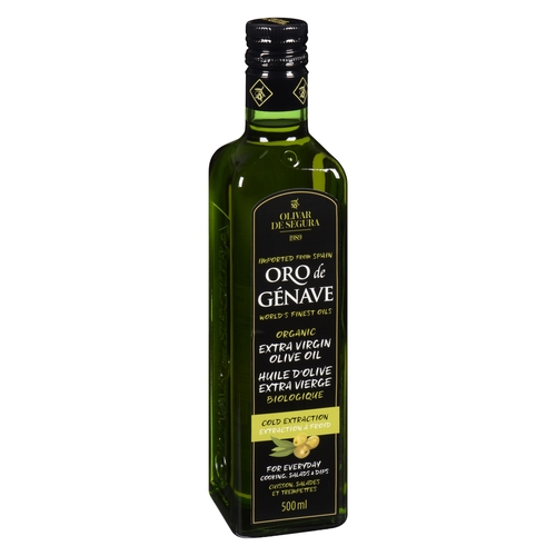 Oro De Genave Organic Extra Virgin Olive Oil 500ml
