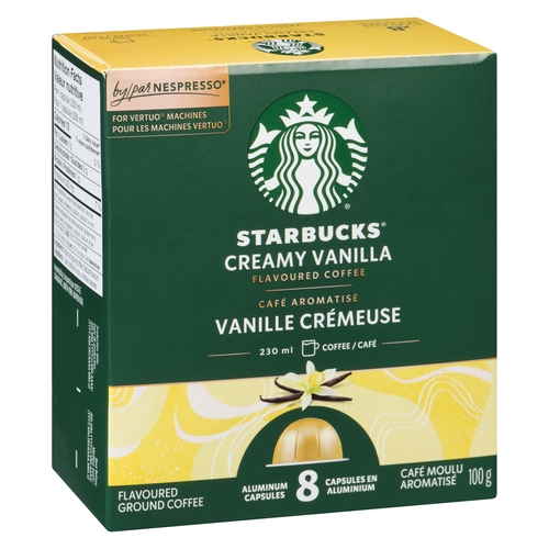 Starbucks - Flavoured Ground Coffee - Creamy Vanilla 100g, 1 Each