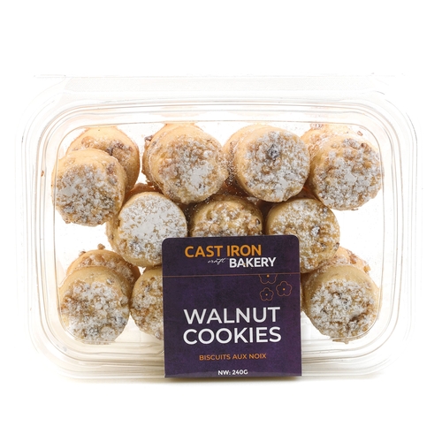 Cast Iron Craft Bakery - Walnut Cookies 240g, 1 Each