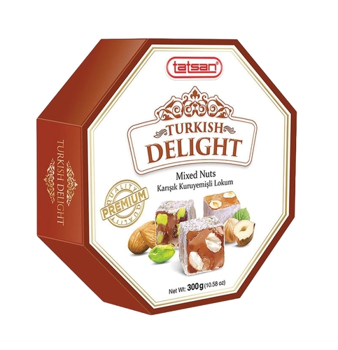 Tatsun Turkish Delight - Mixed Nuts 300g, 1 Each