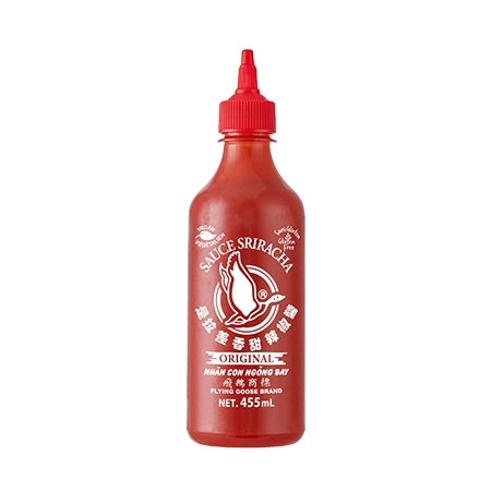 Flying Goose Brand - Sriracha Hot Chili Sauce - Original 455ml, 1 Each