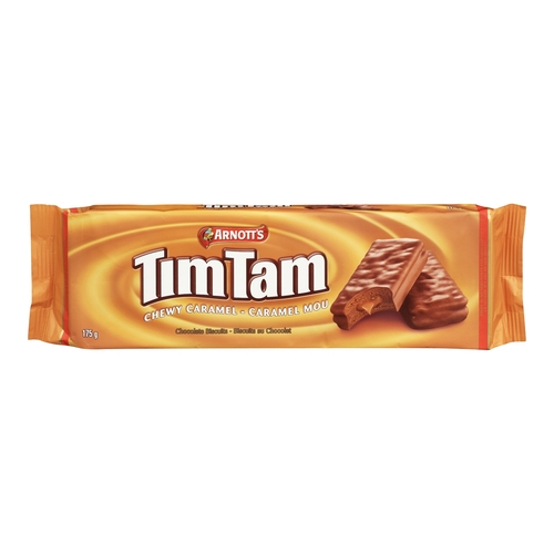 Arnott's - Tim Tam Chocolate Biscuits - Chewy Caramel 175g, 1 Each