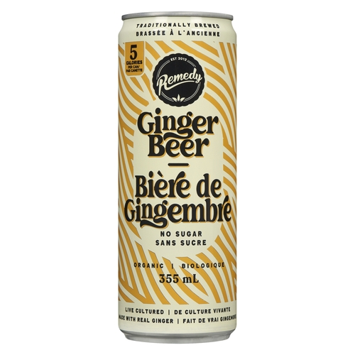 Remedy - Organic Ginger Beer 355ml, 1 Each